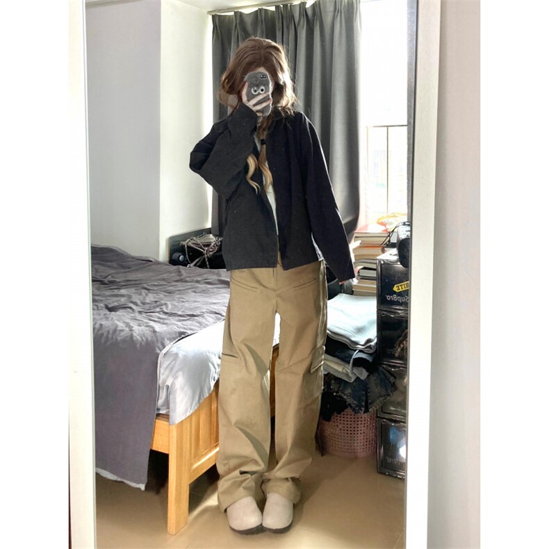 【有货】底特律夹克男款春秋美式水洗做旧短款工装外套Y188CC-P75,男装夹克,星座1007（原301D）