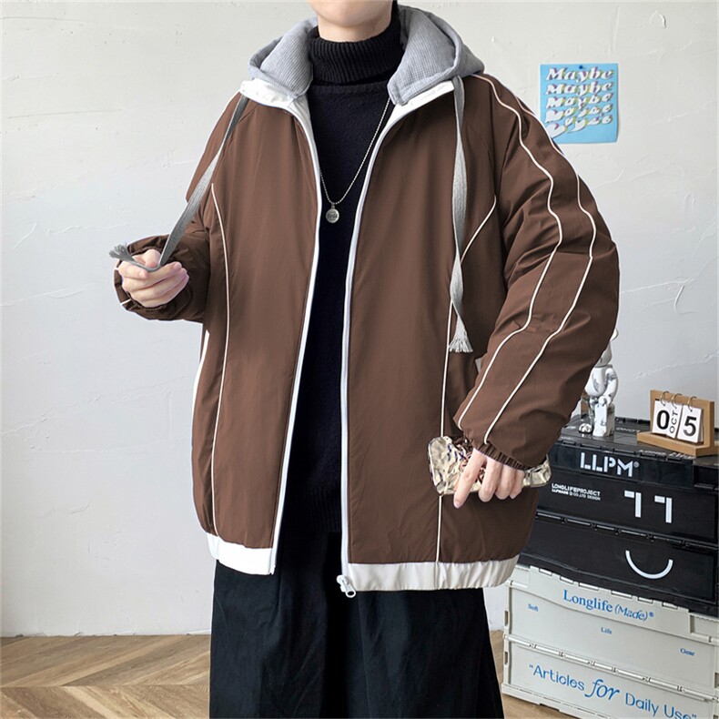 M-8XL冬季新款男士连帽休闲大码加厚棉衣外套XZ109-6000-108,男装棉衣,星座109-1