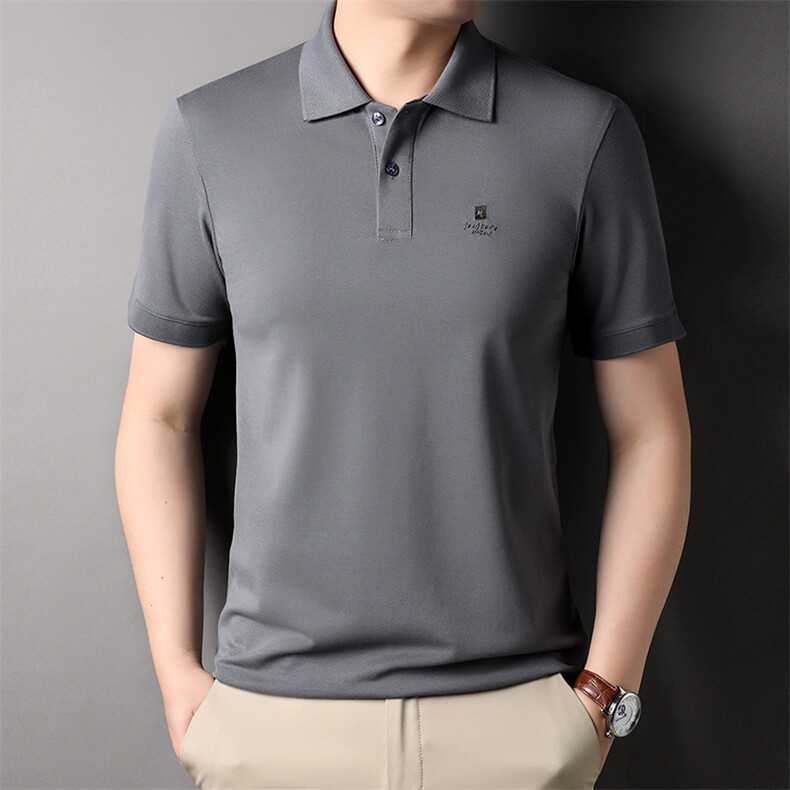 夏季Polo衫纯棉商务休闲男装短袖t恤宽松翻领半袖体恤HP88311-P60,男装Polo衫,星座1105-3