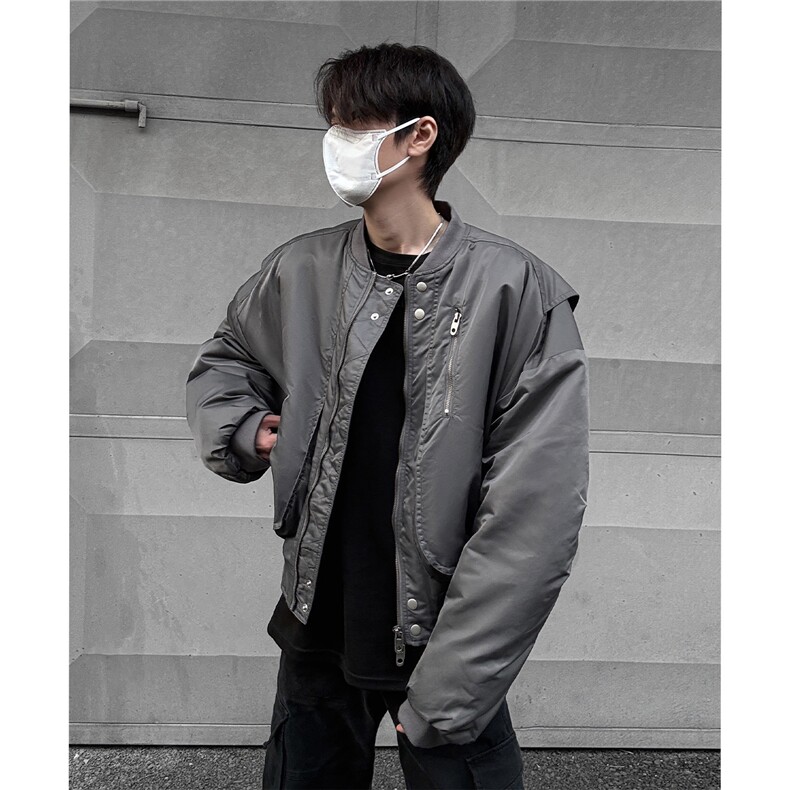 冬季美式飞行员短款加厚棉衣冬装棒球领棉服男装外套S376-特125,男装棉衣,电商A233-1