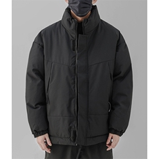 现货美式高街休闲夹克冬季立领纯色三防户外工装加厚棉服外套，男装夹克，电商A486