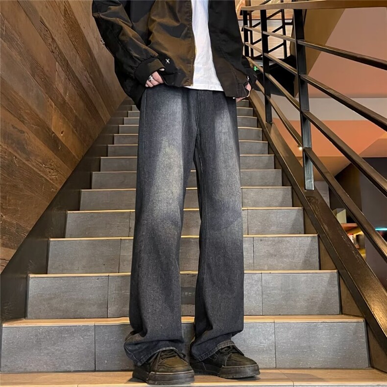 美式牛仔裤男款秋季长裤潮KS213P40,男装牛仔裤,星座1116-2