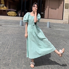 2024新款绿色长裙212-8835-P115-K169，女装连衣裙，浙宝212A