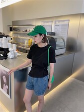 现货新款夏多色罗纹上衣，其它，主品