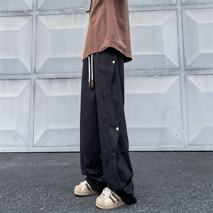 夏季新款港风美式高街ins加厚骑兵斜宽松阔腿休闲裤男 ZK3571-P43图片