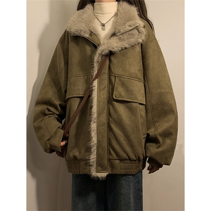 主推冬季新款宽松/座山雕加厚外套潮加厚棉衣XZ102B-1M801-P135图片