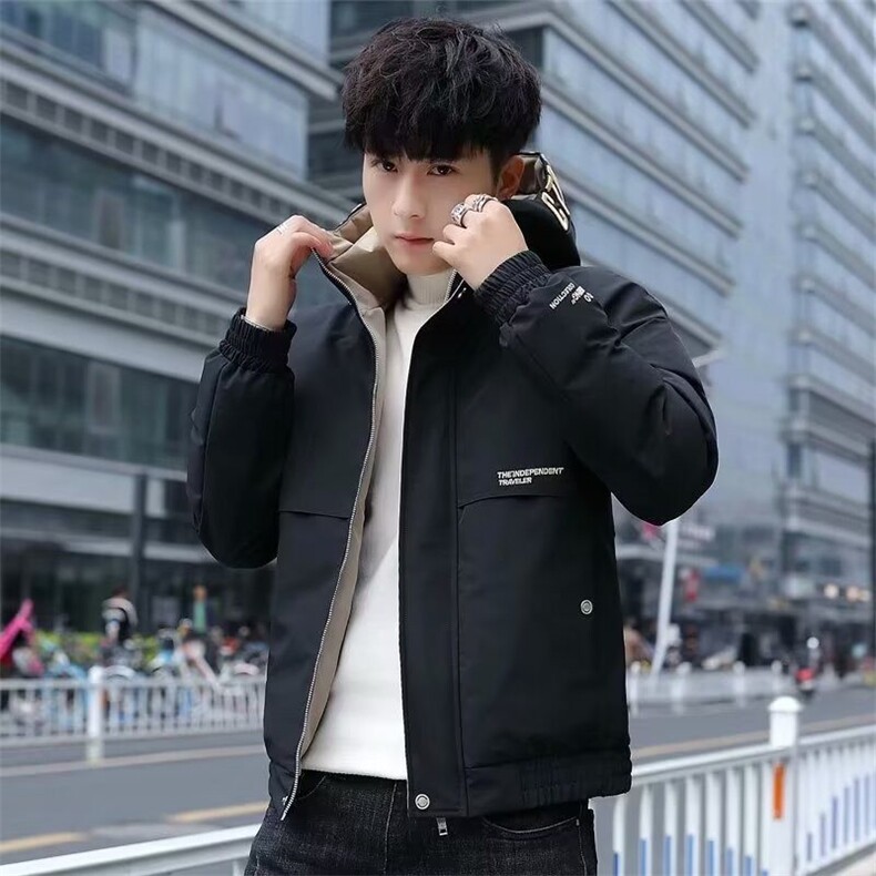 网络图现货连帽棉衣-男士宽松休闲百搭舒适保暖棉服R9066-P85,男装棉衣,星座1005-4