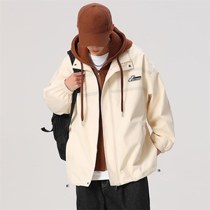 秋冬款棒球服外套男潮牌潮流字母刺绣情侣学生夹克22110-P80控128图片