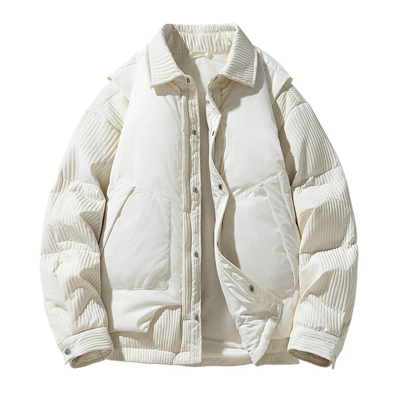 新标90白鸭绒两件装羽绒服（羽绒外套一件羽绒马甲）外潮新款,男装羽绒服,星座210-5(原414-2)