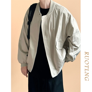新款现货棒球服短款春秋潮牌美式夹克外套A351-AJ2505-P95图片