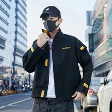 春秋季韩版帅气潮流男装上衣外套休闲百搭潮牌工装夹克J，男装夹克，电商B226-2（原B217-2）