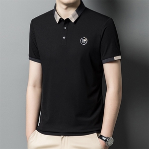 精品时尚丝光棉短袖T恤男上衣夏季男士休闲半袖POLO衫潮SW558-P63图片