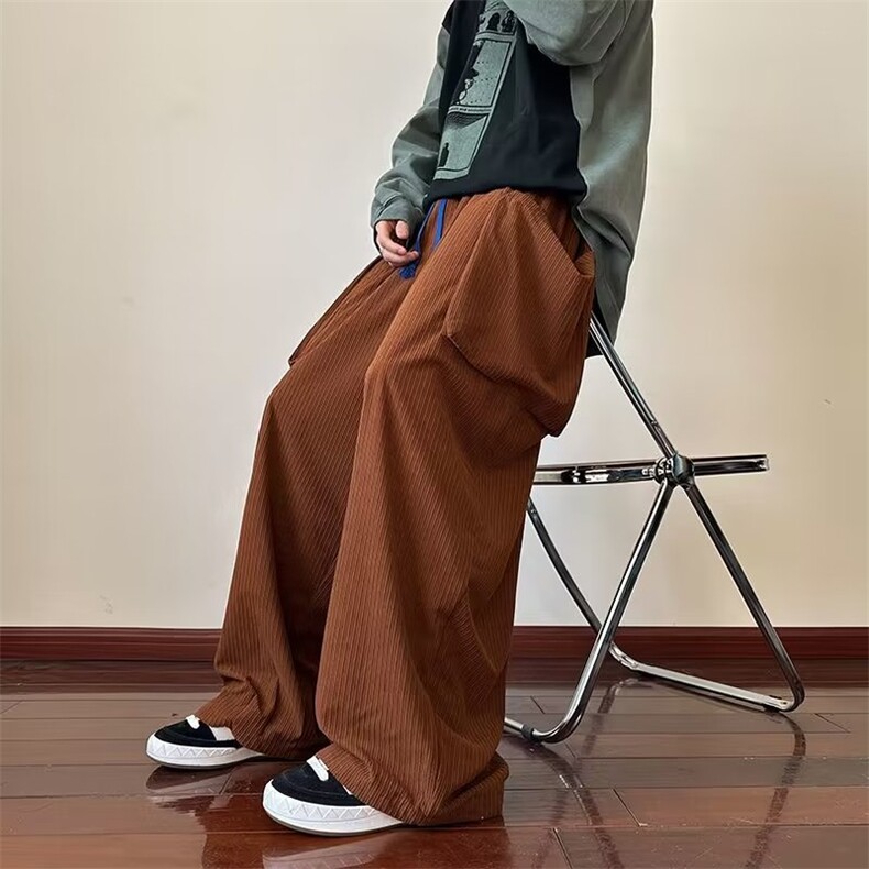 男春夏新款青少年时尚弹力灯芯绒休闲裤A779P35图片