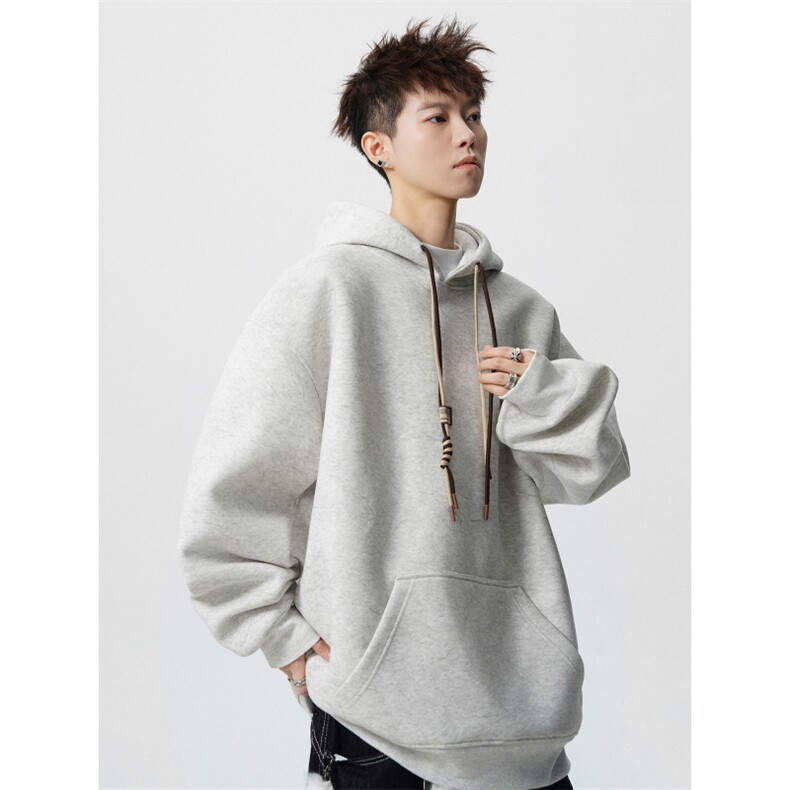 秋冬重磅高品质纯色砂洗做旧连帽卫衣JF20-特P62控98加绒P66控108，男装卫衣，电商A422-1