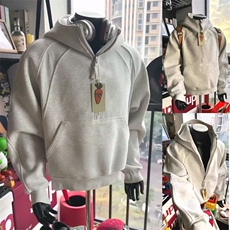 抖音得物高品质二开26春装重磅宽松结构拉链设计高领连帽卫衣W76，男装卫衣，电商A486