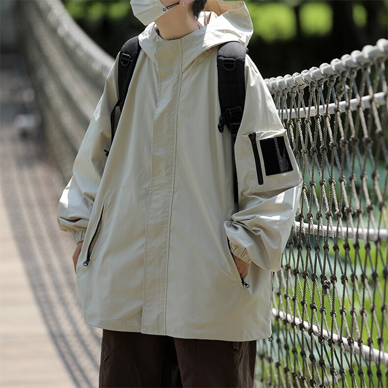 JK601-P75M-5XL户外防水冲锋衣初秋夹克衫外套爬山衣服,男装夹克,电商B327