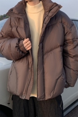 加厚泡芙款90白鸭绒男女情侣同款羽绒服225-2-Y213-P255控328，男装羽绒服，星座225-2