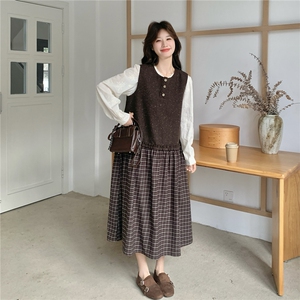春装新款  衬衫+连衣裙两件套2C153-8922-P185K278图片