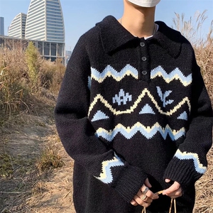2023冬季新款韩版潮流男毛衣M130P48图片