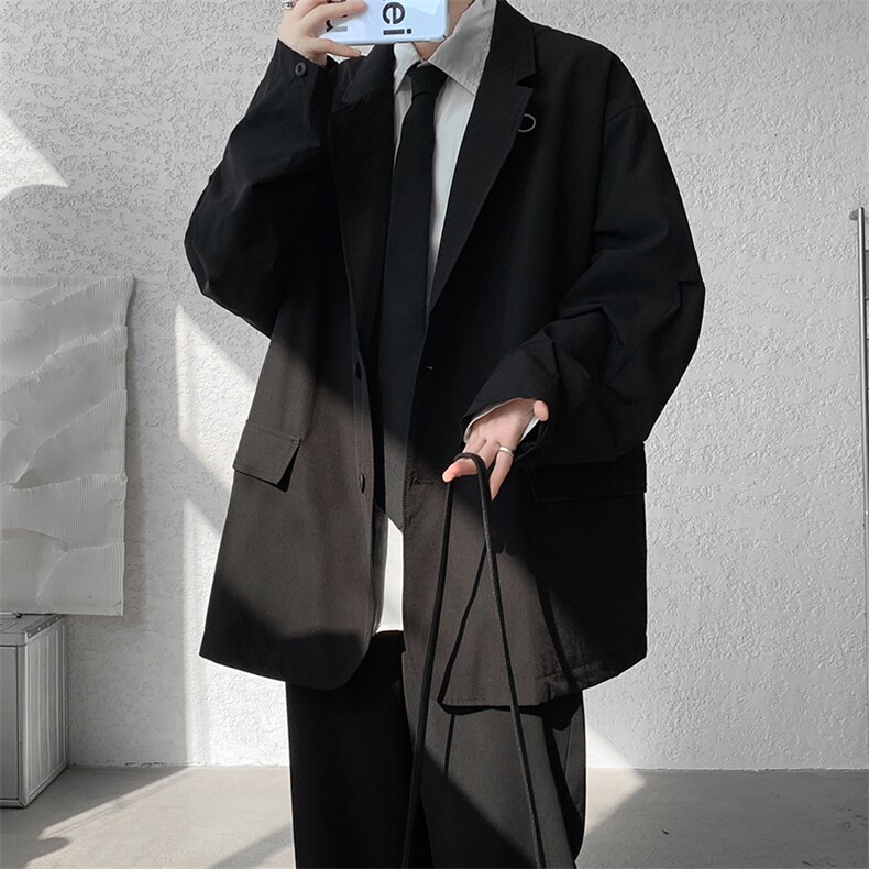 8XL-M特大码西服男加肥加大码机车夹克胖子外套XZ701P105控128,男装西服,电商D206-1