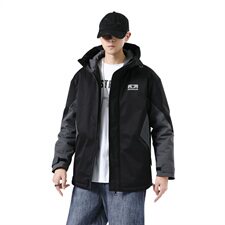 新款羽绒服男韩版宽松短款冬季连帽白鸭绒外套潮A436-2166，男装羽绒服，电商A436