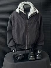 美式座山雕毛领棉服男秋冬季cleanfit加厚保暖棉衣高级感痞帅外套，男装夹克，电商C307