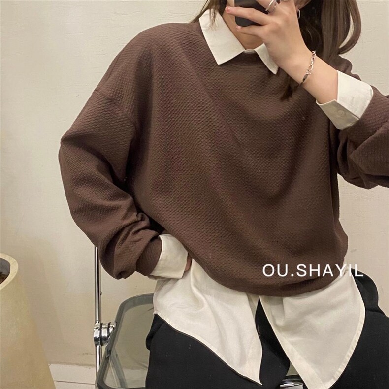 泡泡针织面料卫衣，女装卫衣/绒衫，晶晶