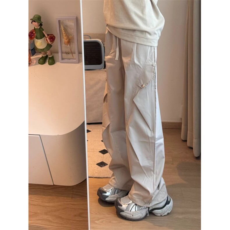 【有货】浅灰色伞兵工装裤男款美式机能冲锋裤A2202WW-特P38,男装工装外套,星座1007（原301D）