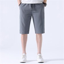 休闲裤男短裤薄款宽松直筒男裤子2023夏季新款青年男士五分运动裤，男装休闲裤，电商B212（原钱塘6029）