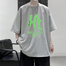 华夫格t恤男短袖男大码五分袖HT73418-P22，男装T恤，电商A040