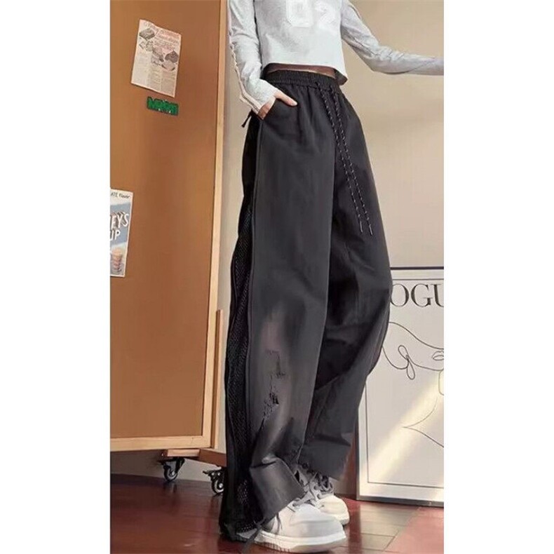 网眼速干冲锋裤男春夏季侧边拉链工装裤防水户外徒步裤子K3109,男装休闲裤,星座1116A（原606A-3）