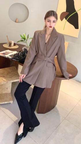 韩版时尚收腰西装，女装西装，H101