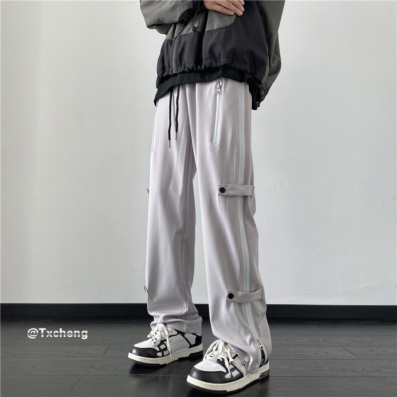 2023秋季新款长拉链冲锋裤潮流机能休闲裤B315-K23436-特p40控78,男装休闲裤,电商B315
