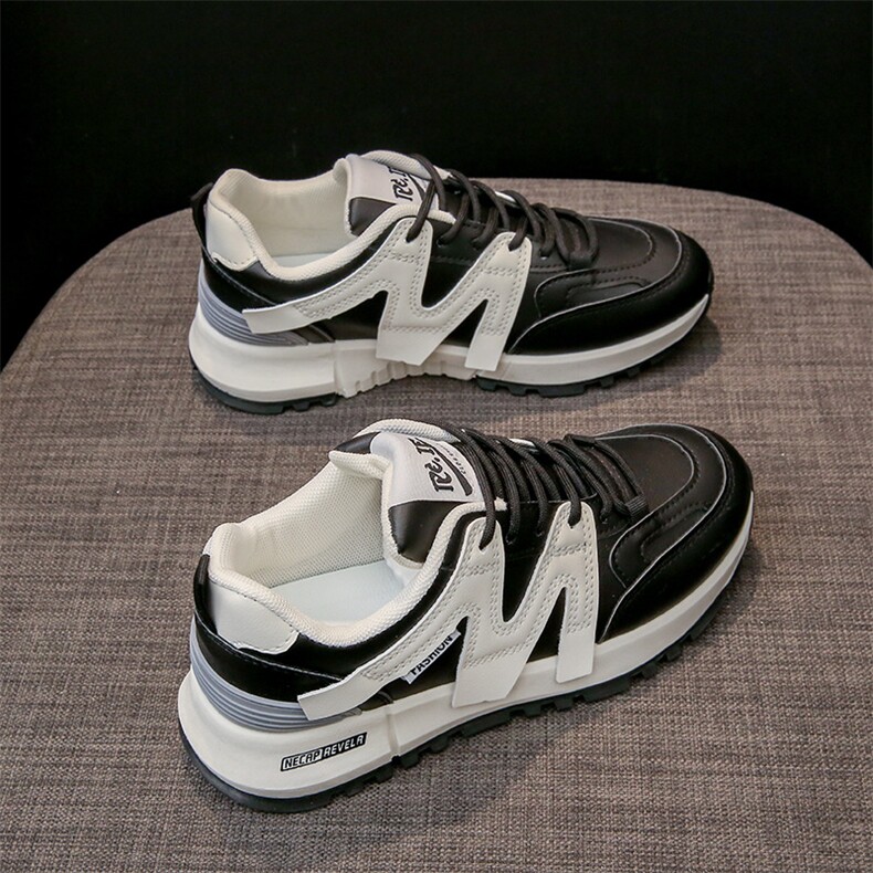 阿甘鞋女2024新款春季学生韩版百搭休闲ins潮鞋厚底时尚板鞋,女鞋休闲鞋,电商A223