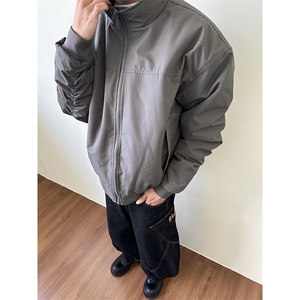 26春装新款美拉德立领飞行夹克boxy廓形休闲百搭外套上衣 JK6500图片