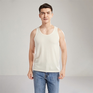 2024秋冬新款山羊绒男士羊绒背心男装