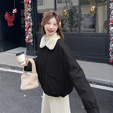 卡其色工装内胆羽绒服女短款2025冬季新款时尚洋气保暖白鸭绒外套，女装羽绒服，2C129