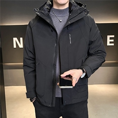 92805-M-4XL-P235标50绒三合一可拆卸内胆工装拼色羽绒服外套男，男装羽绒服，电商B255