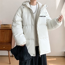 棉衣男冬季新款港风宽松羽绒棉连帽服学生面包棉服MF180-P69(现货，男装棉衣，星座214-3