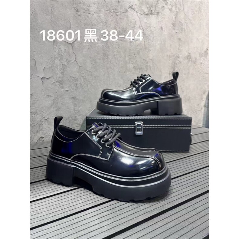 时尚厚底大头皮鞋男,男鞋休闲鞋,星座1407-6