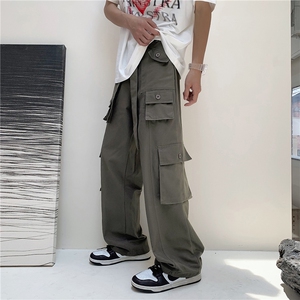 休闲裤男个性多口袋宽松显瘦工装裤K0310-P48