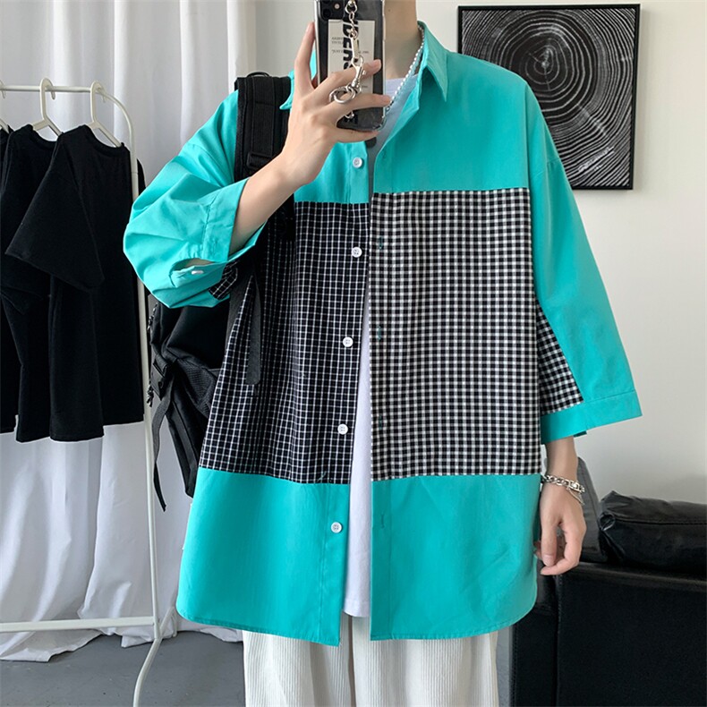 2023新款男短袖T恤潮流百搭半袖打底衫夏装衣服A161-2-CT506-P45图片