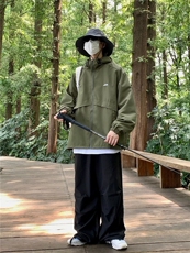 连帽工装潮流外套休闲宽松山系冲锋衣GF35P58，男装夹克，星座1116-2
