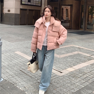 三色短款50鹅绒羽绒服Y002 p340 k478图片