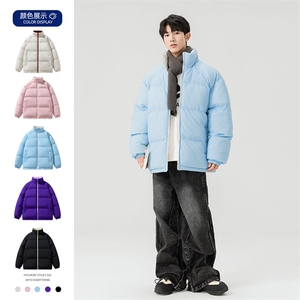 情侣面包服潮牌棉服男女加厚冬季外套轻薄防寒服棉袄M0812-P75图片