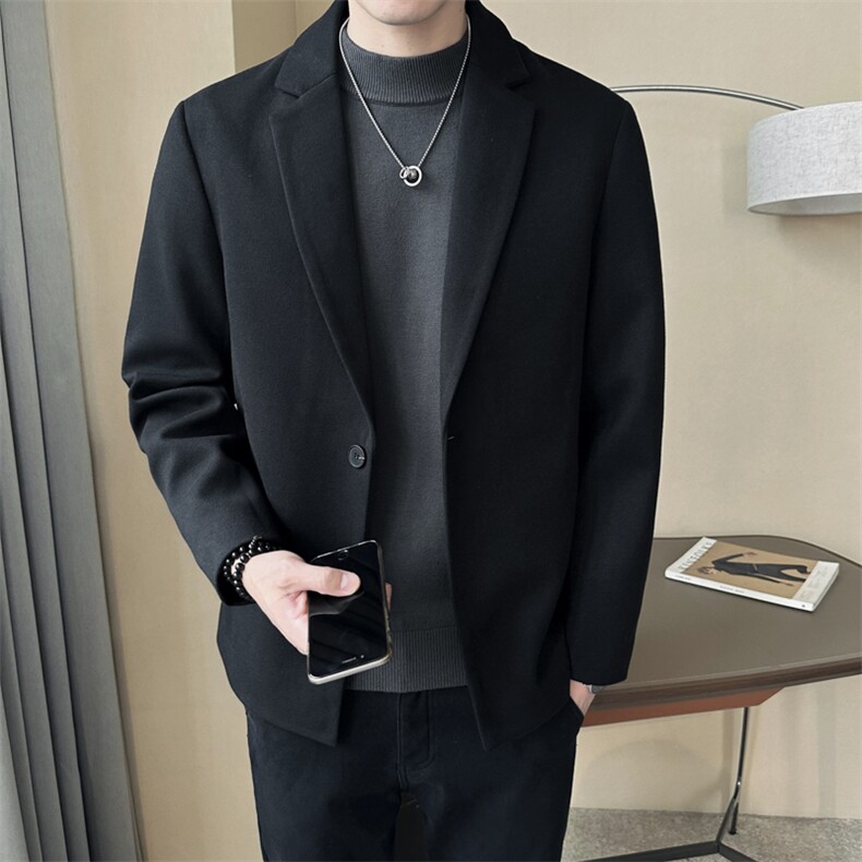 店主风~2026秋冬毛呢西装外套F001/P110,男装西服套装,电商B331