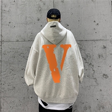 重磅高品棉350克排扣连帽橙v卫衣LW6012-特p58控78（抖音不可售），男装卫衣，星座508（原C305）