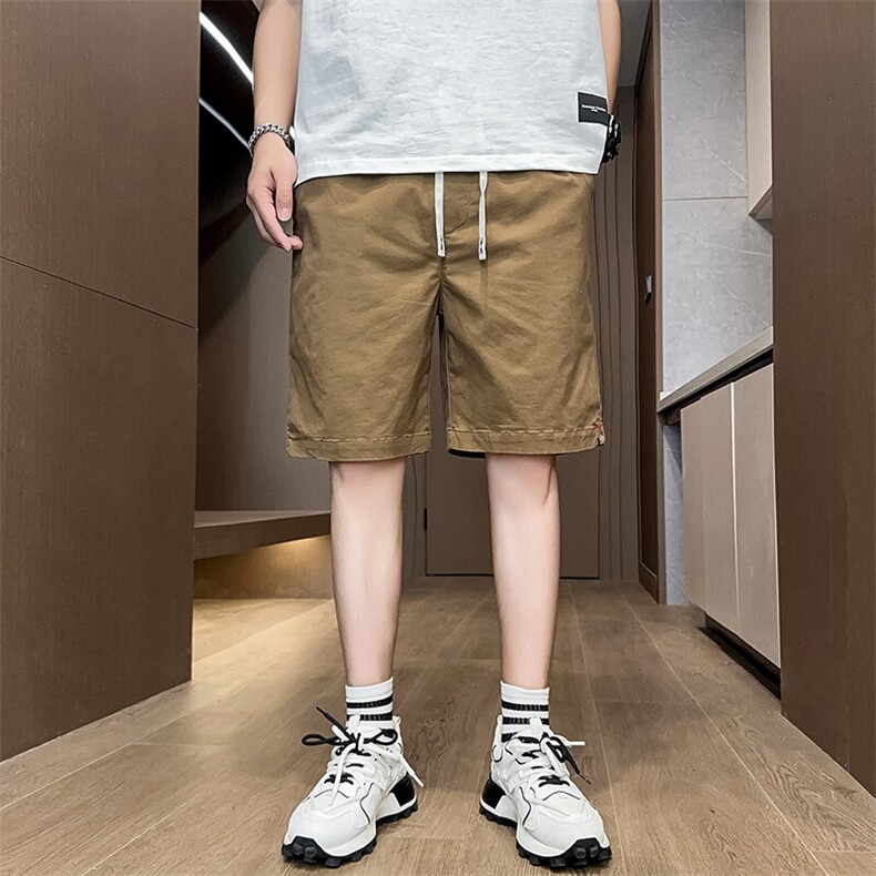 夏季新款水洗短裤男纯棉宽松五分裤休闲短裤XZ310B-DK8033-P35,男装牛仔裤,星座310B