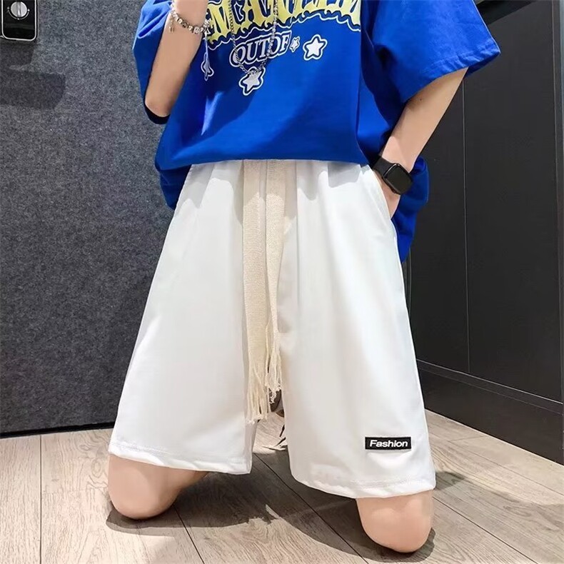 运动短裤男夏季潮牌ins宽松阔腿休闲五分裤 WD016-P22图片