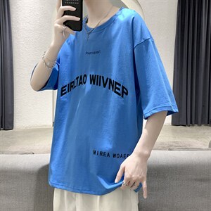 夏季短袖T恤男潮流时尚休闲港风t恤衫A210-A8313-P25图片